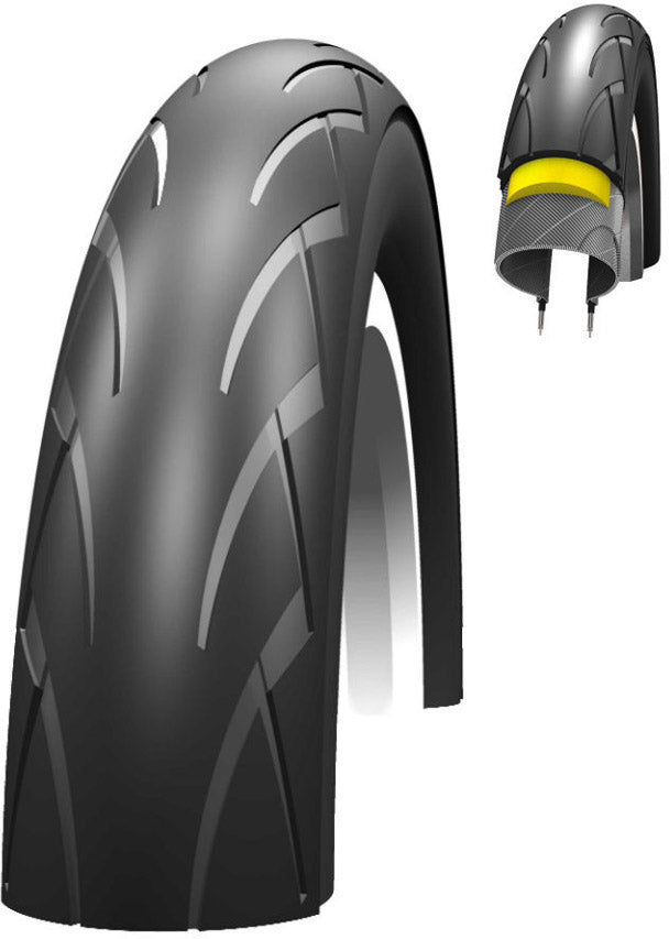 Schwalbe Tire 12x1.75 (47-203) Kinder plus Schwarz