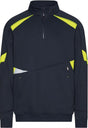 Dassy sweater aratu nachtblauw fluogeel xl