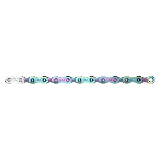 Sram ketting s500 eagle 12sp 126 links solid pin powerlock rainbow