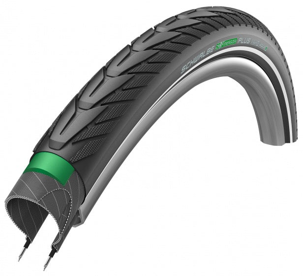 Schwalbe Energizer Plus Greenguard 27,5 x 2,00 50-584 mm - Nero con riflesso