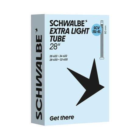 Schwalbe binnenband scv15l-el 28 34-622 630 80mm zwart