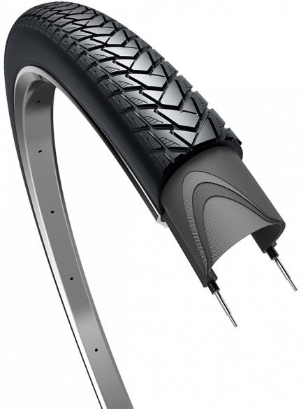 Edge tire Traveler Basic 28 x 1.75 47-622mm black with reflection