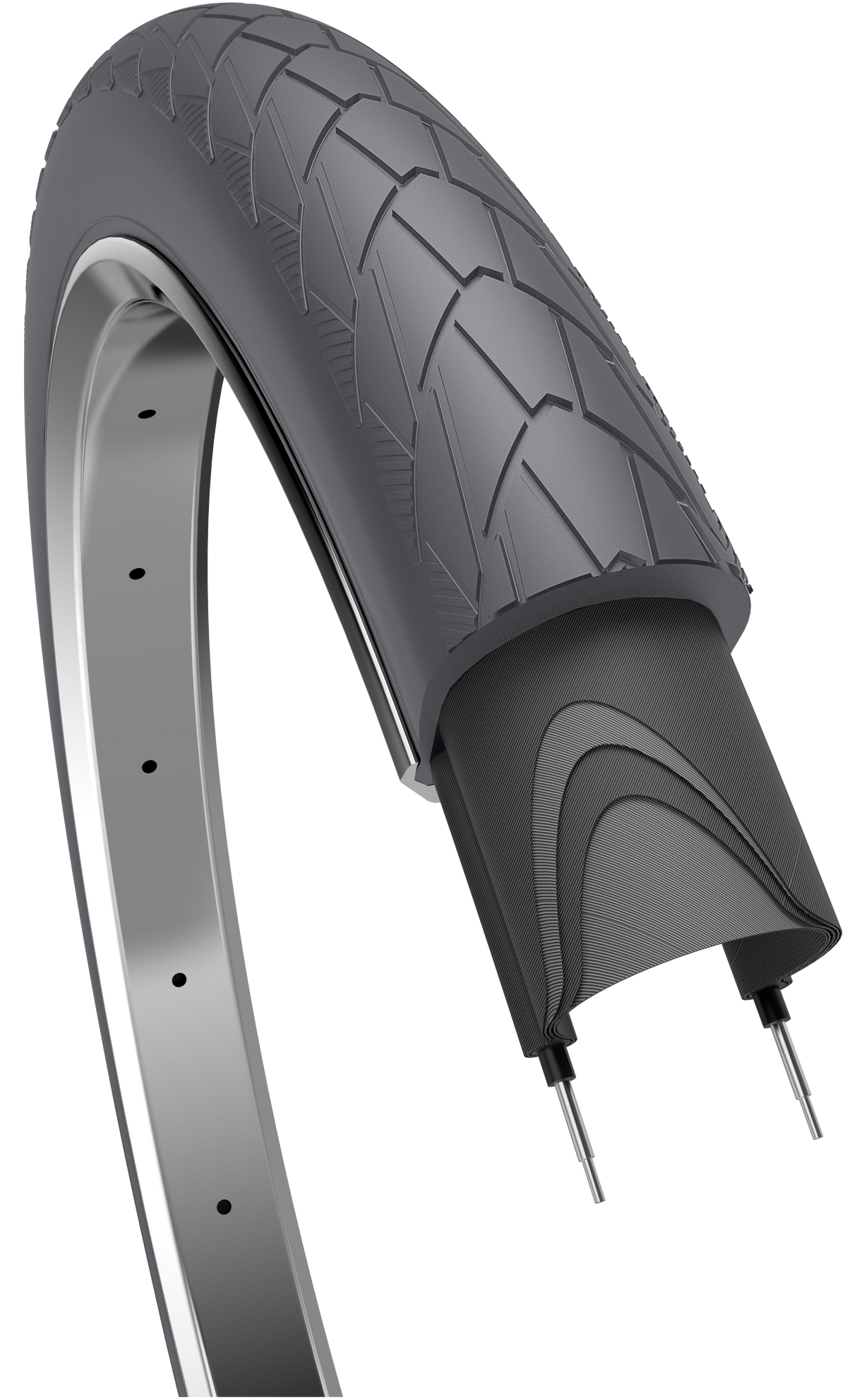 Edge tire Mambo 28 x 2.00 50-622 mm Gray with reflection