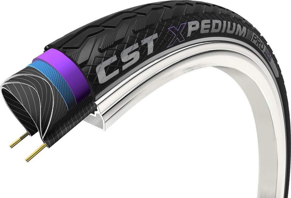 CST dekk xpedium 40-622 (28x1.50) svart