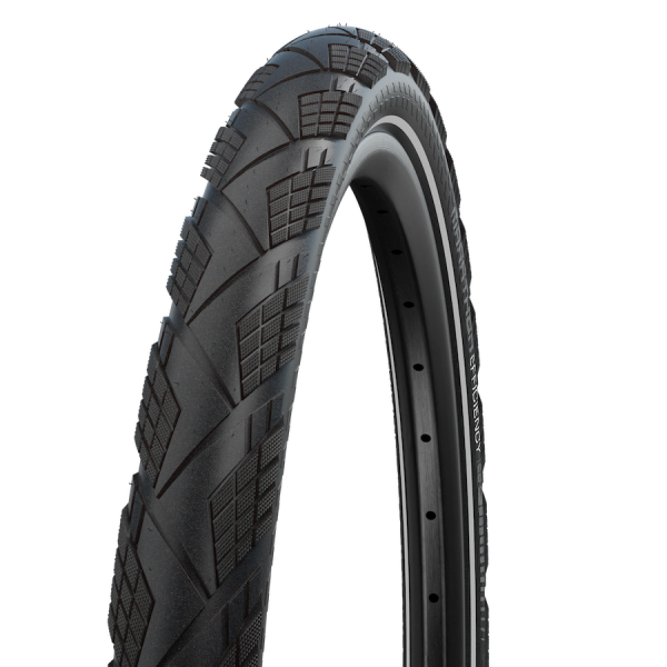 Vouwband Schwalbe Marathon Efficiency Super Race V-Guard 27.5 x 2.15 55-584 - zwart met reflectie