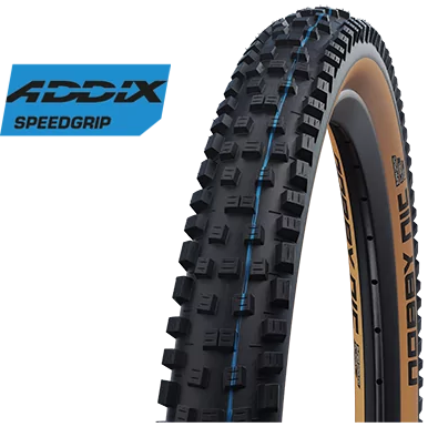 Folding Band Schwalbe Nobby Nic Evo Super Ground 29 x 2,40 62-622 - Bronze Sidewall