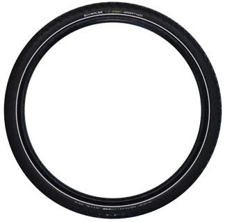 Schwalbe Tire Green Marathon GreenGuard 28 x 1,25 32-622mm sort med refleksion