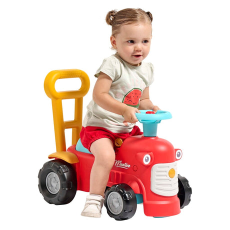 Falk loopfiguur tractor maurice rood - speelgoed tractor voor peuters.