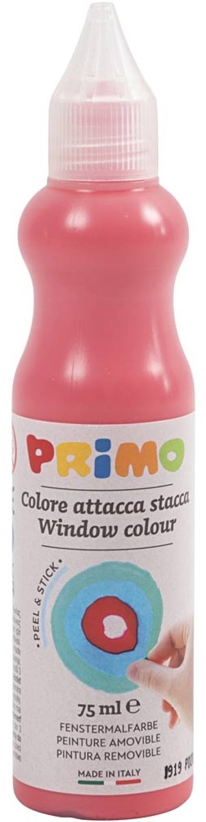 Primo raamverf - verf voor ramen - rood - 75ml