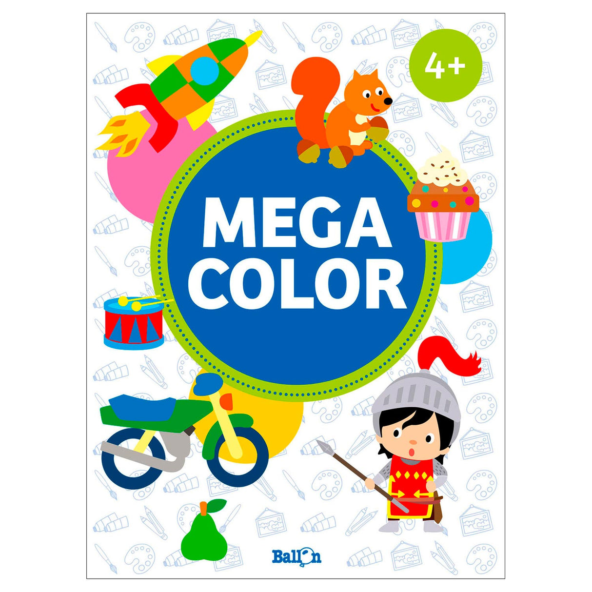 MEGA COLOR COLOR LIVRE BLUE 4+