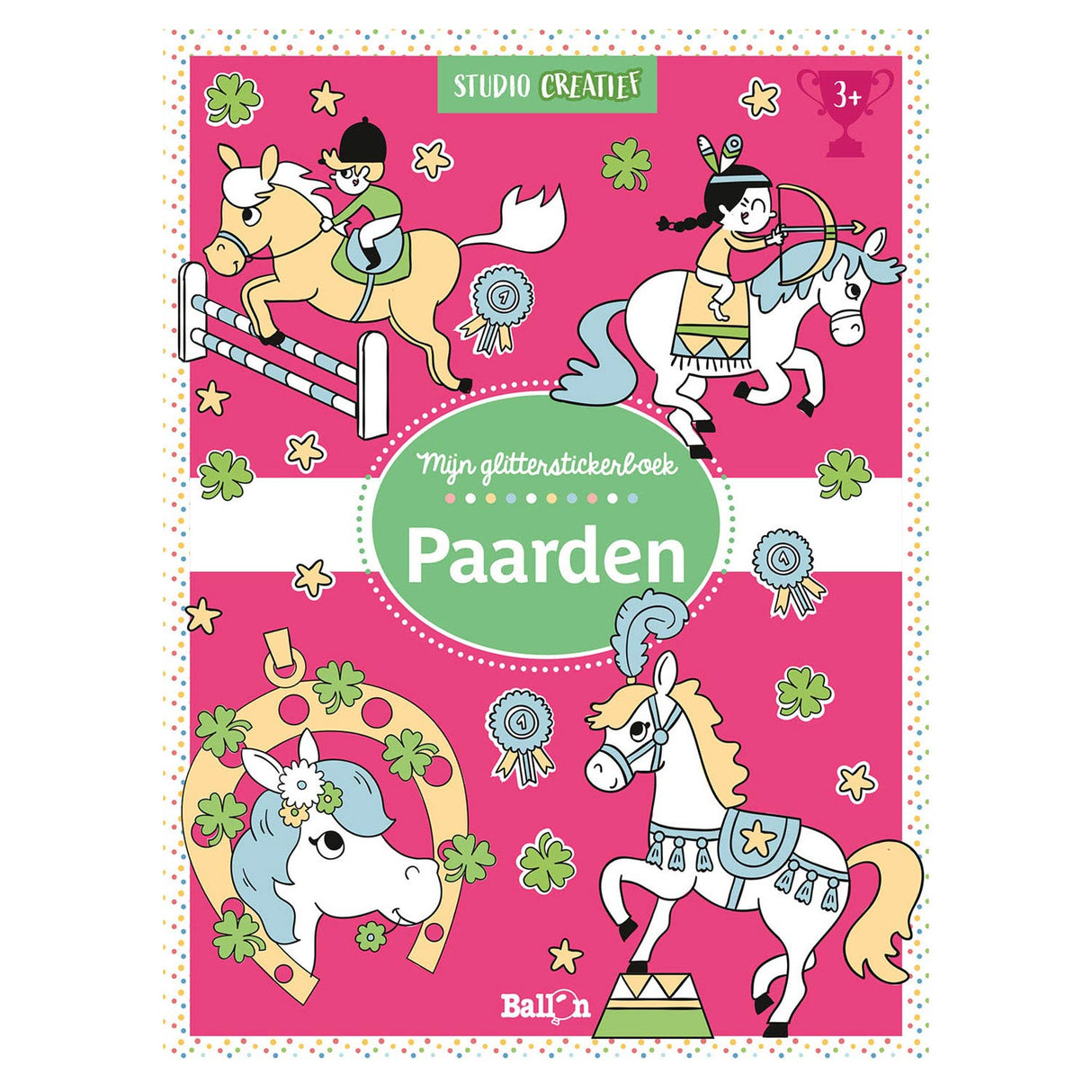 Standaard uitgeverij mijn glitterstickerboek paarden