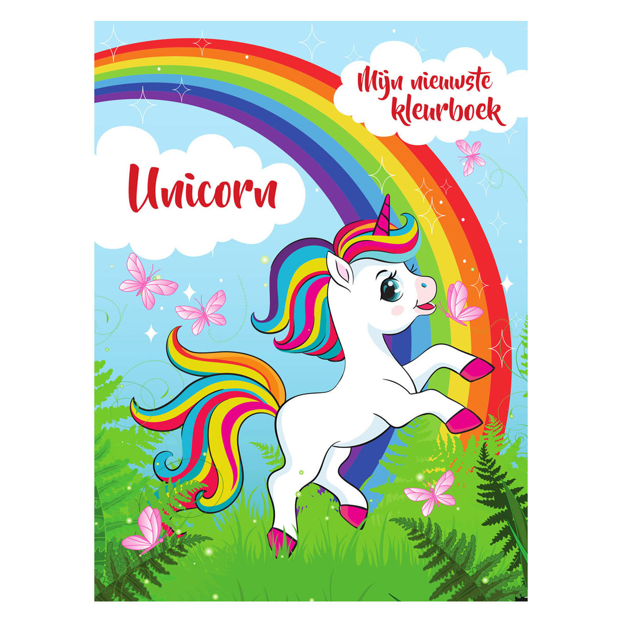 mijn nieuwste kleurboek unicorn