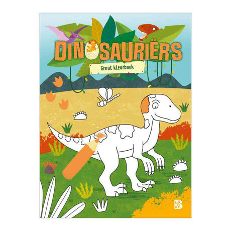 Standaard uitgeverij groot kleurboek dinosauriers