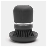 Brabantia sink side afwasborstel met zeepreservoir dark grey