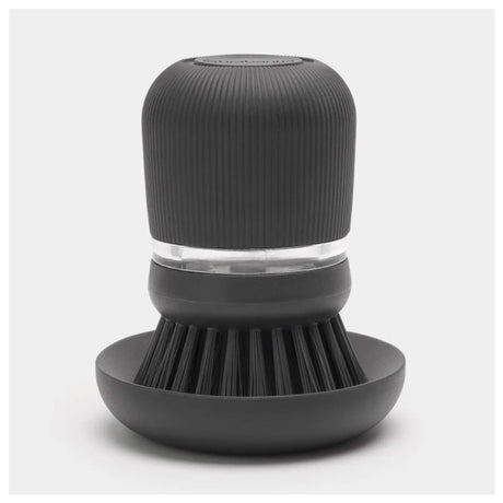 Brabantia sink side afwasborstel met zeepreservoir dark grey