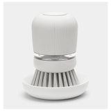 Brabantia afwasborstel + reservoir grijs