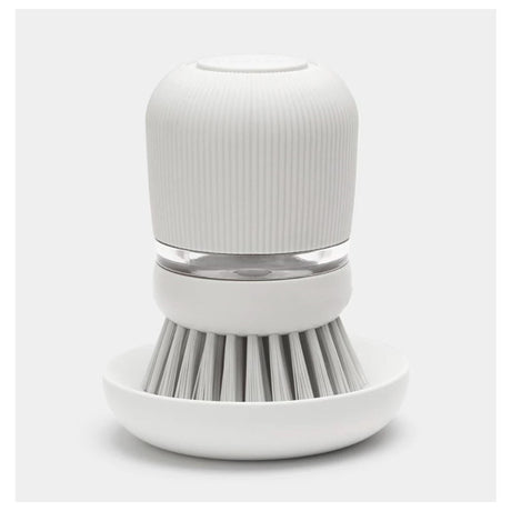 Brabantia afwasborstel + reservoir grijs