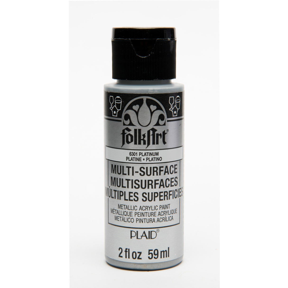 Folkart • multi-surface metallic platinum 59ml