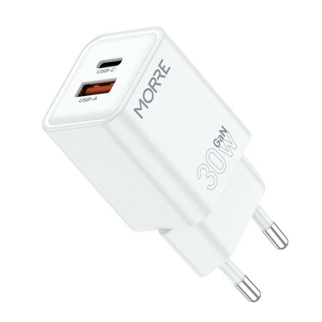 Morre usb usb-c lader 30w witte