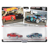 Mattel hot wheels premium 2 pack assorti | 8 stuks