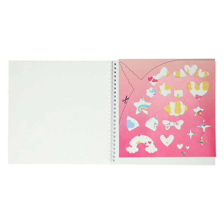 Mondikaarten sticker- en sjablonenboek ik hou van unicorns