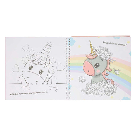 Mondikaarten sticker- en sjablonenboek ik hou van unicorns