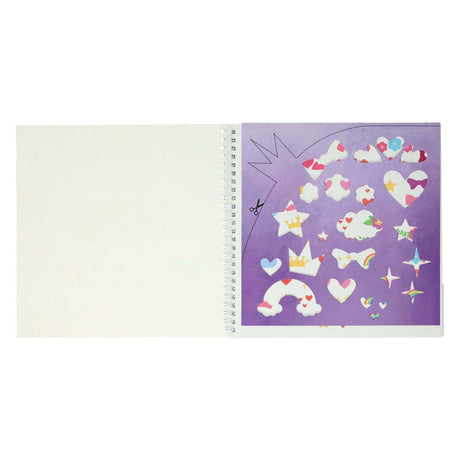 Mondikaarten sticker- en sjablonenboek ik hou van prinsessen