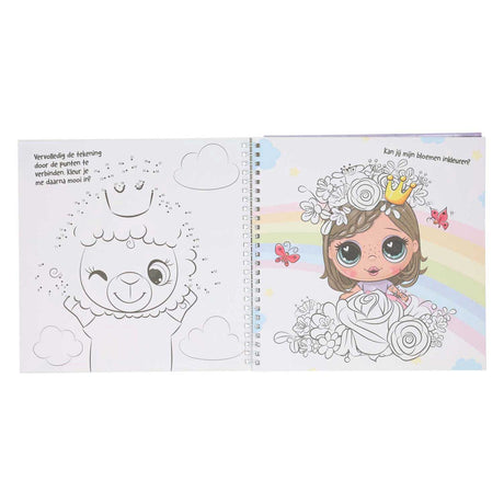 Mondikaarten sticker- en sjablonenboek ik hou van prinsessen