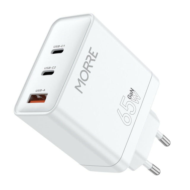 Morre usb usb-c lader 65w witte