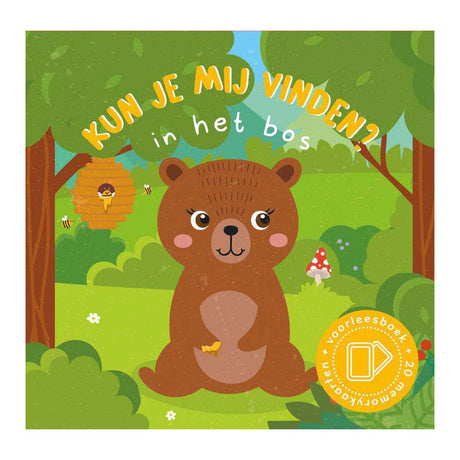 Lantaarn publishers kun je mij vinden? in het bos voorleesboek en 20 memokaarten