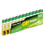 Batteries AAA super alcalines 12hp