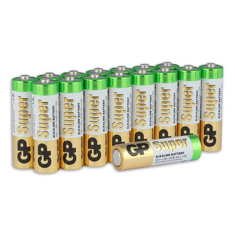 Batteries AA super alcalines 16hp