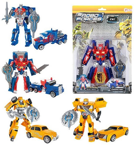 Toi-toys toi toys roboforces veranderrobot auto vrachtwagen 21x30cm