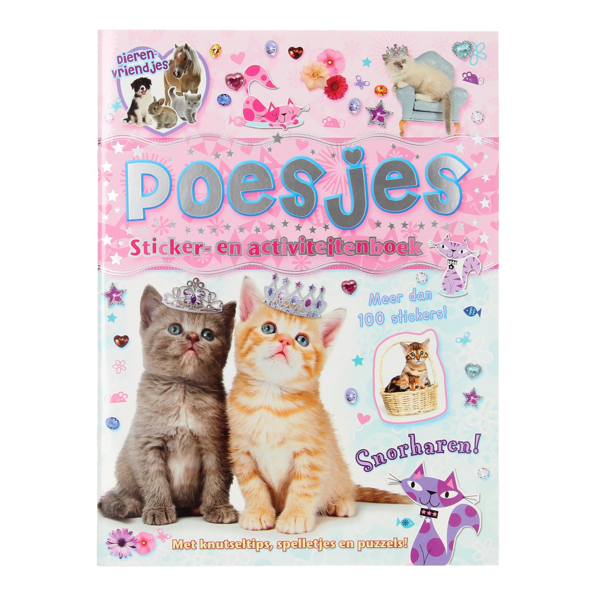 Animal Friends Pussies Sticking Activity Book