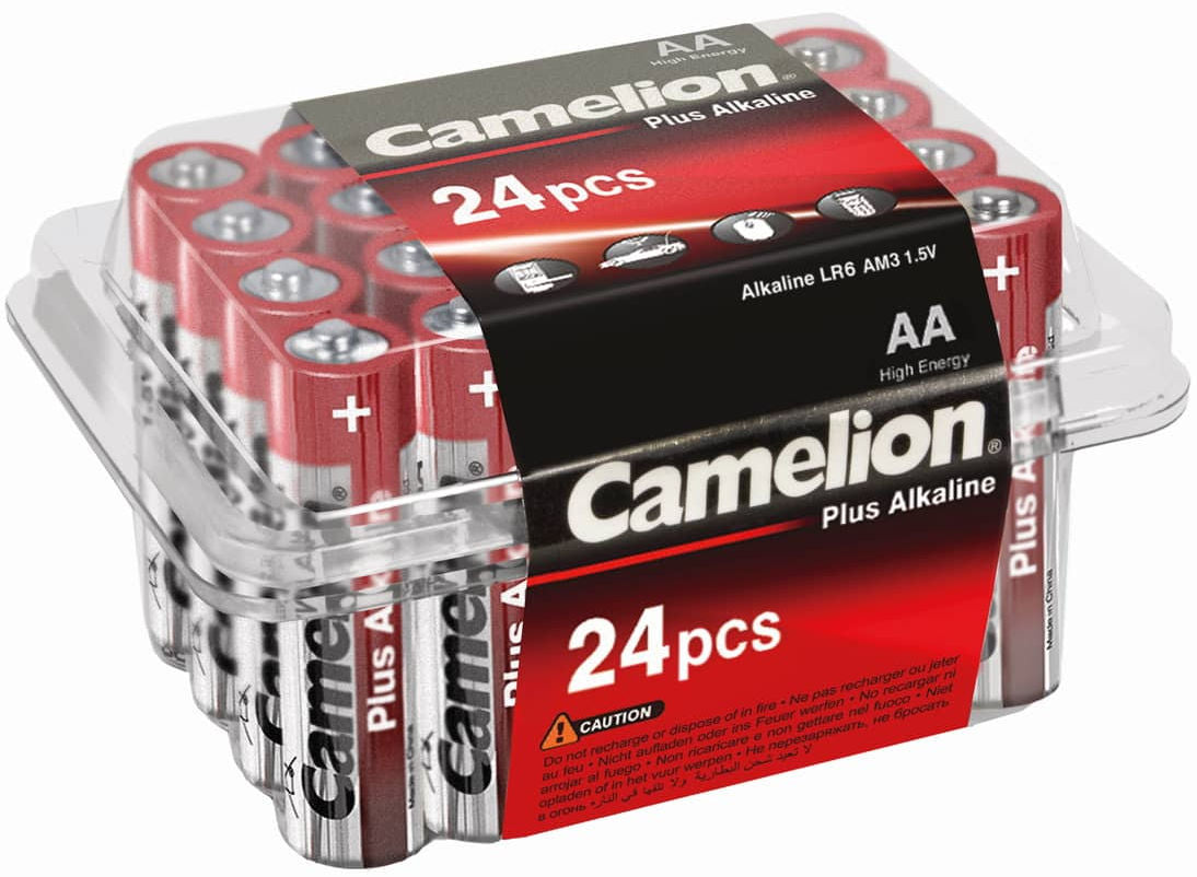 Camelion Plus Alcaline AA LR6 Batterie Boîte 24 pièces