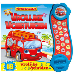 Rebo publishers mega geluidenboek - vrolijke voertuigen