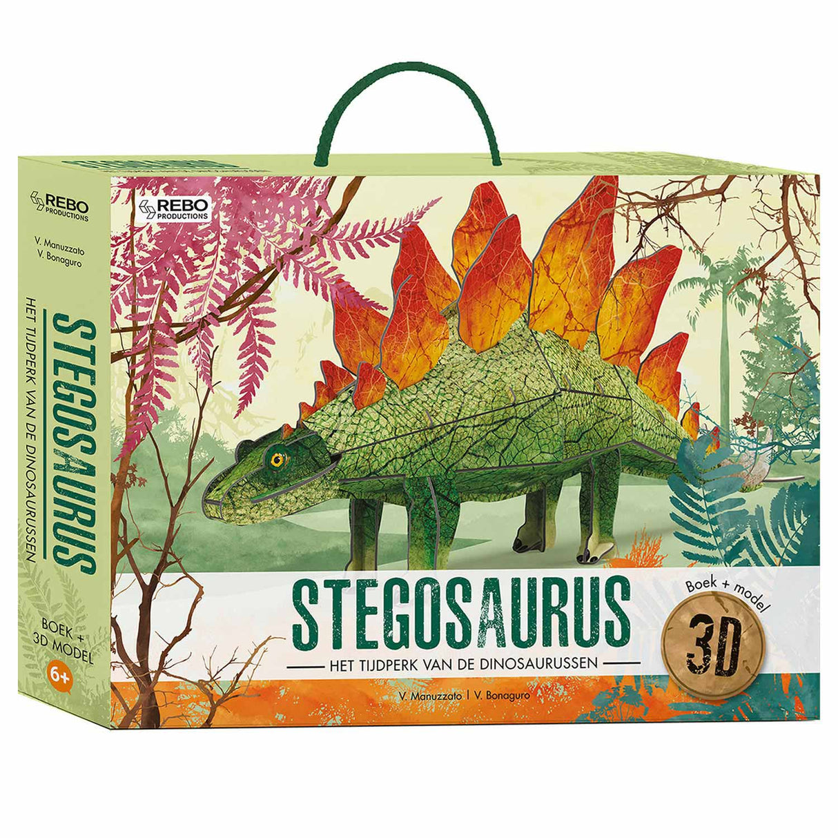 Rebo Publishers Book + 3D modelo Stegosaurus