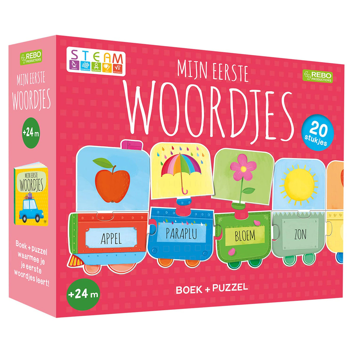 Rebo Publishers Book and Puzzle - Mes premiers mots