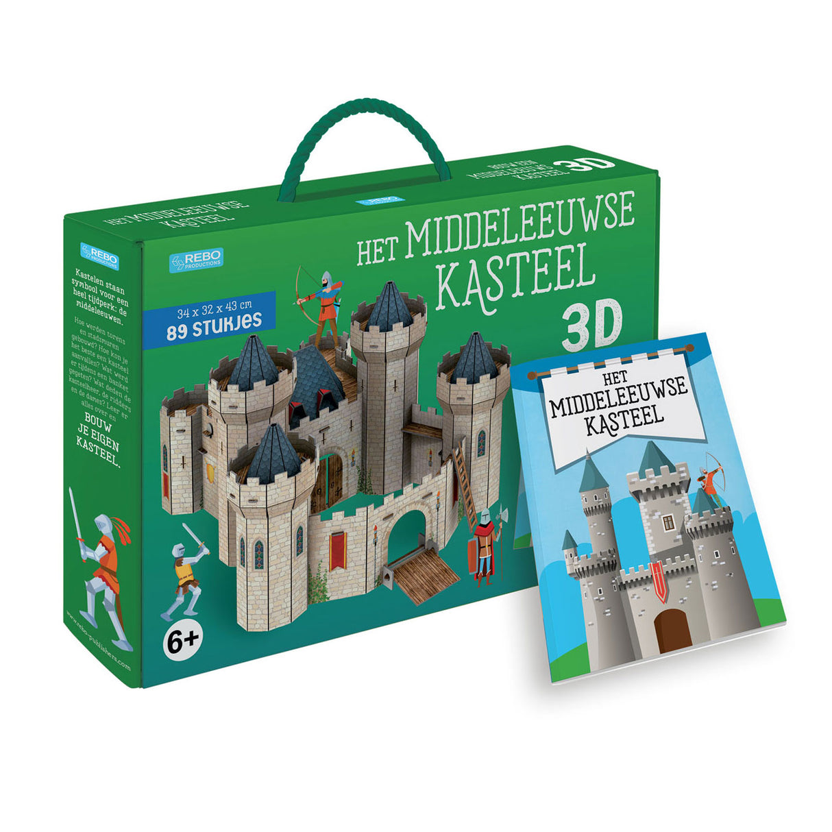 Rebo Publishers Book + 3D Modèle - Le château médiéval