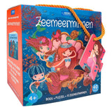 Rebo Publishers Book, Puzzle + 10 Figures - Mermaid