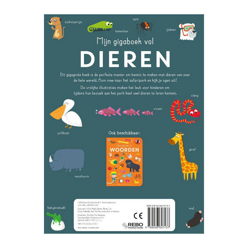 Rebo publishers mijn gigaboek vol dieren