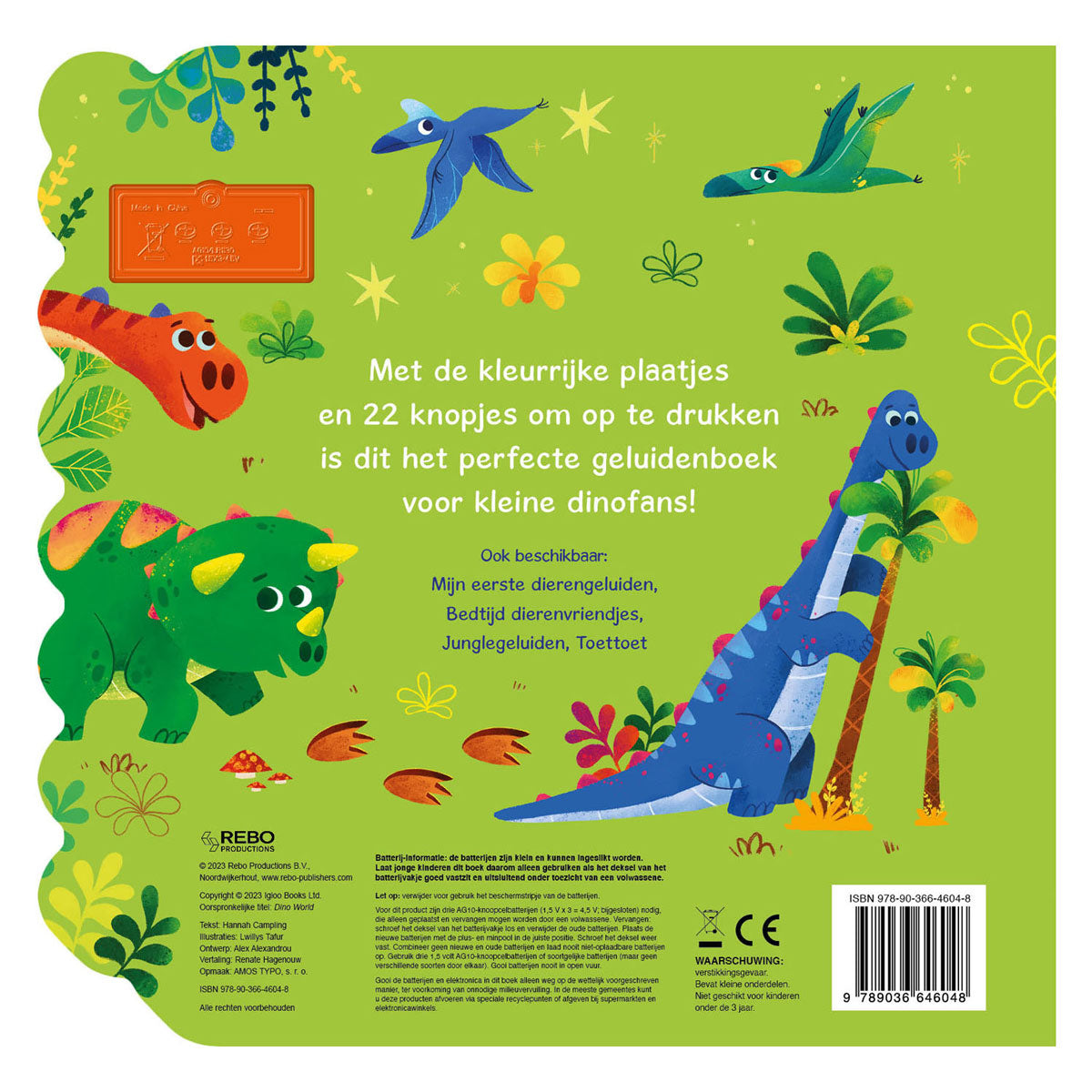 Rebo Publisher Sound Book Dinowereld