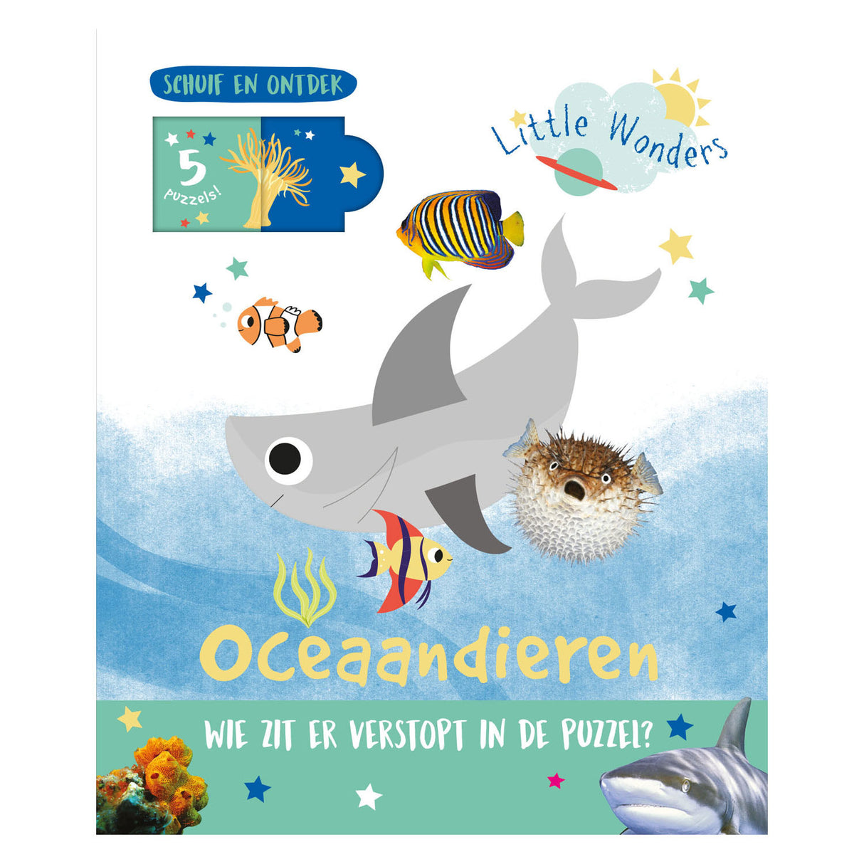 Rebo publishers oceaandieren schuifboekje