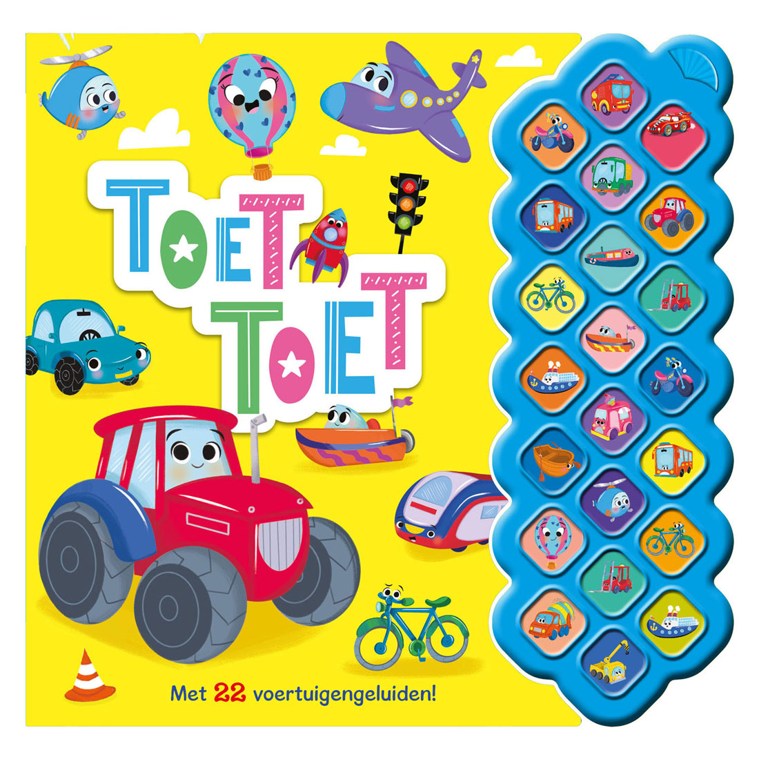 Rebo publishers geluidenboek toet-toet 22 geluiden