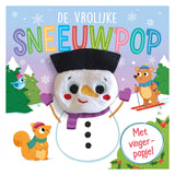 Genstartudgivere munter Snowman Fingerpbook