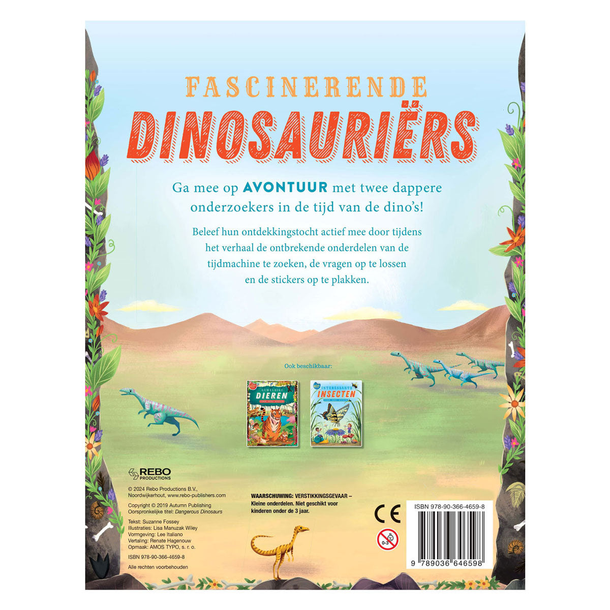 Rebo Publishers fascinating dinosaurs stickers