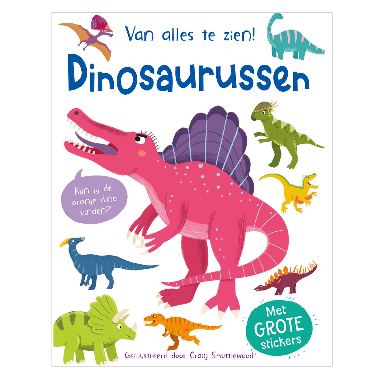 Rebo publishers dinosaurussen -van alles te zien!