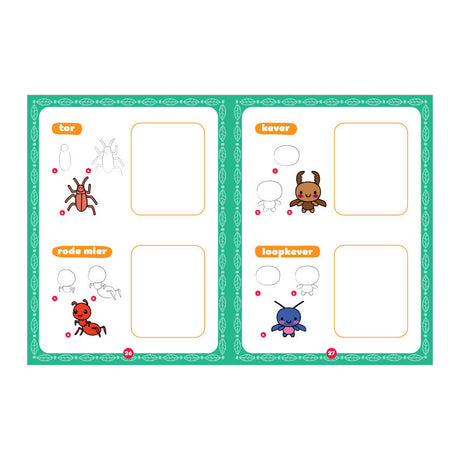 Rebo publishers kawaii tekenen insecten 6+