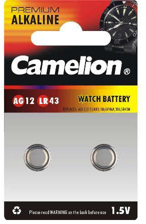 Camelion Battery V12GA LR43 (2 pièces)