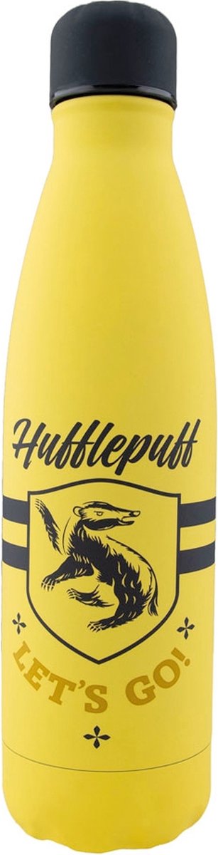 Cinereplicas harry potter - thermo hufflepuff let's go waterfles - multicolours